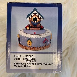 Country Kitchen Birdhouse Kitchen Timer / Farmhouse. WORKS